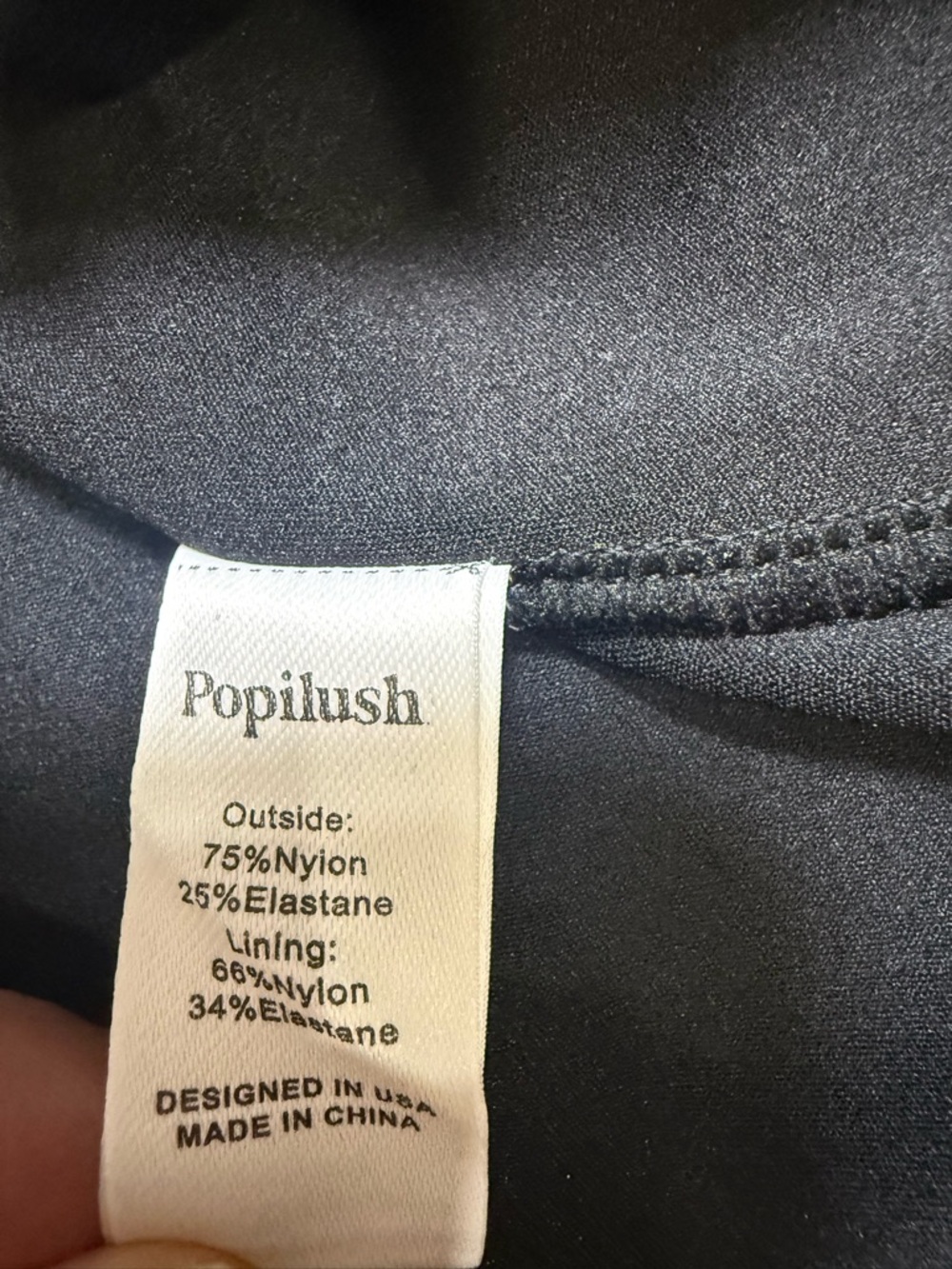 Popilush Shapeware Faux Leather Skirt size small - Picture 7 of 7